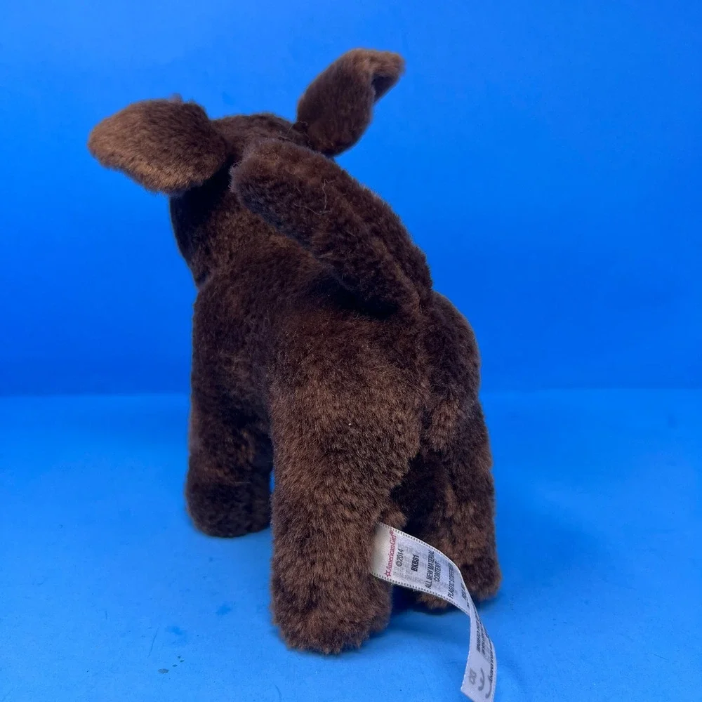 American Girl Chocolate Lab Puppy 7 Inch Brown Plush Poseable Dog BKB81 2014